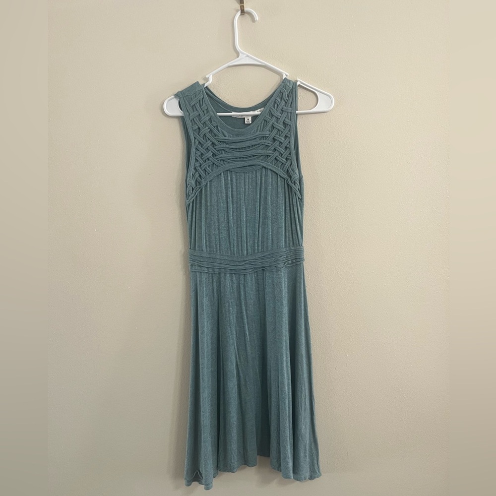 Max Studio Sleeveless Blue Midi Dress
